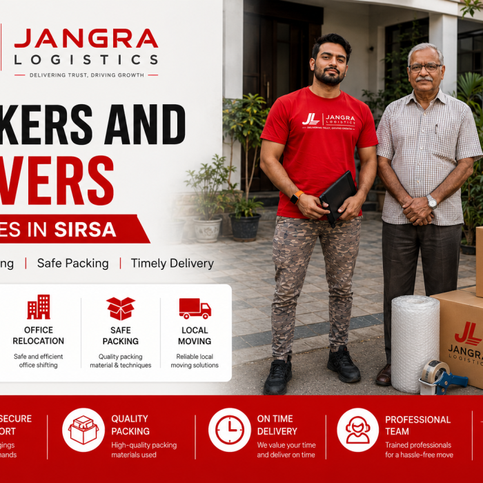 Packers and Movers Charges in Sirsa - Jangra Logistics
