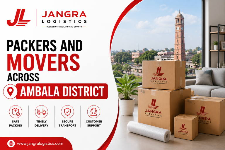 Packers and Movers Across Ambala District