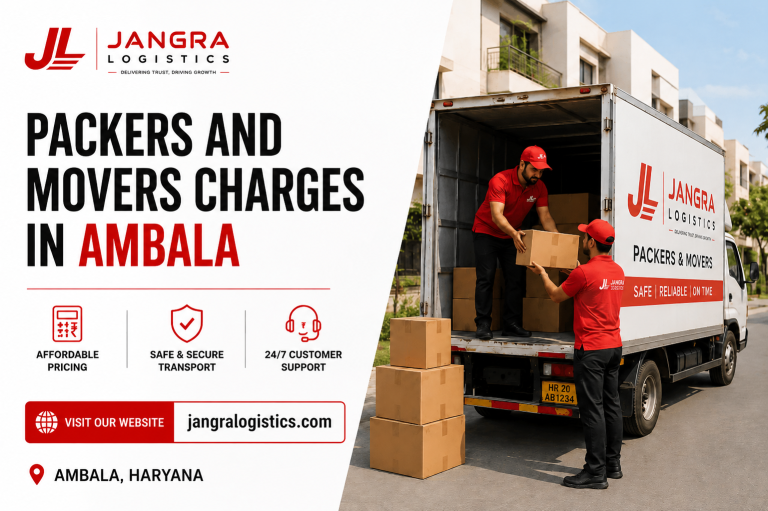 Packers and Movers Charges in Ambala