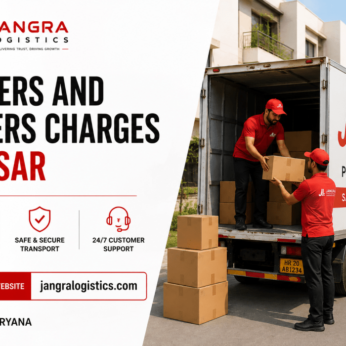 Packers and Movers Charges in Hisar