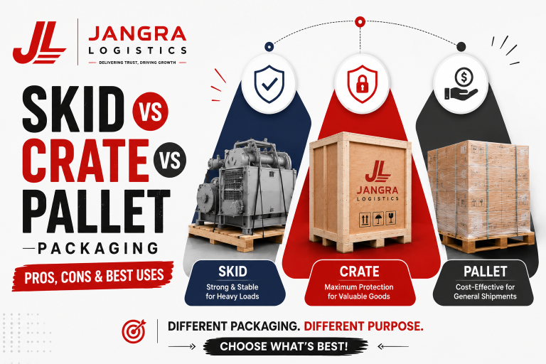 Skid vs Crate vs Pallet Packaging: Pros, Cons, Best Uses