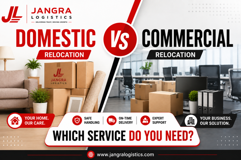 Domestic vs Commercial Relocation