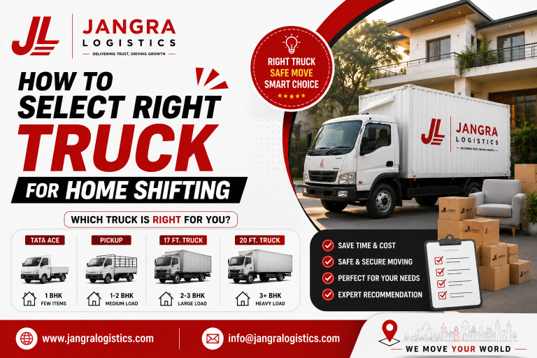 How to Select Right Truck For Home Shifting