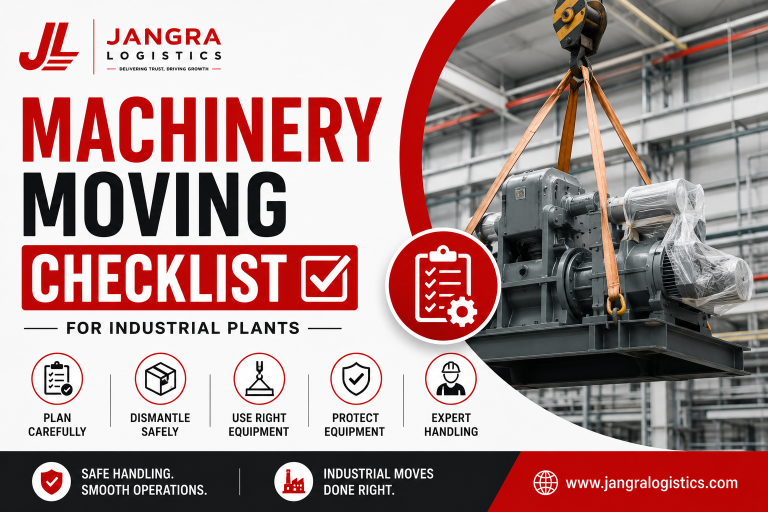 Machinery Moving Checklist for Industrial Plants